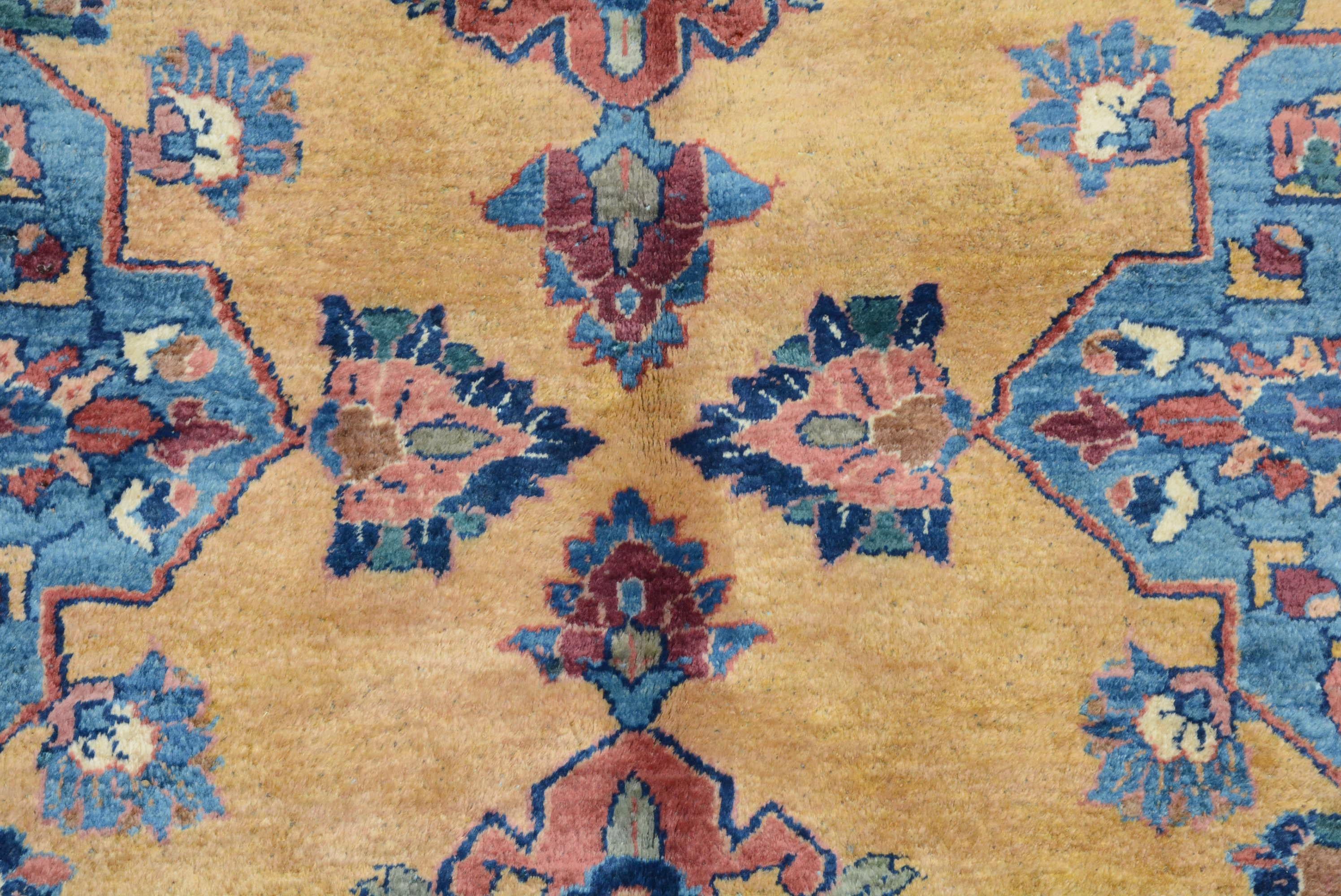 Antique Indian Sharistan Carpet For Sale 9
