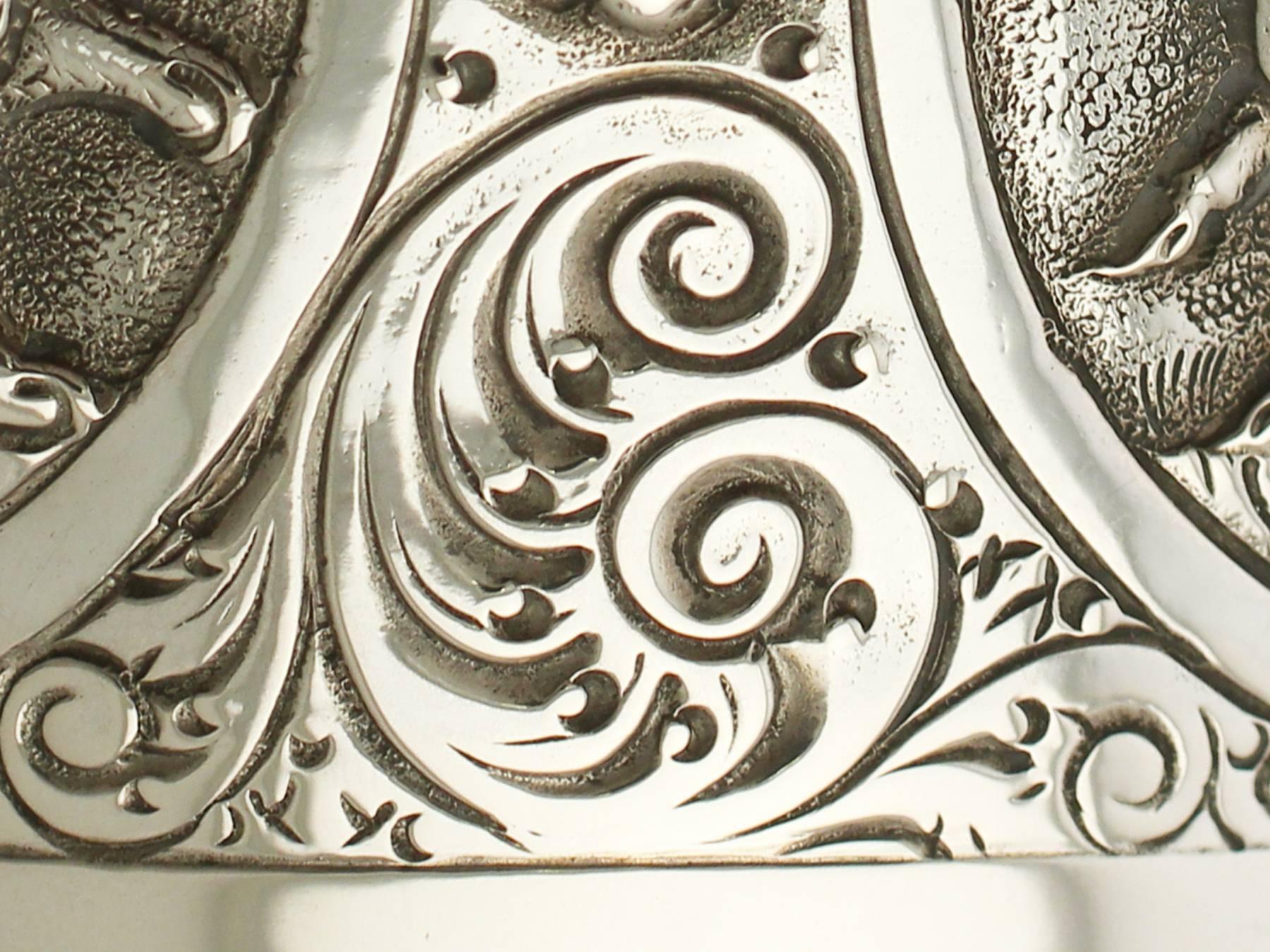 Antique Indian Silver Beaker 3