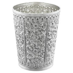 Used Indian Silver Beaker