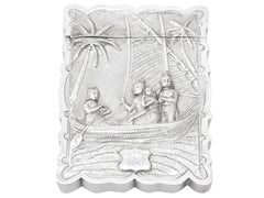 Antique Indian Silver Card Case
