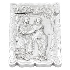 Antique Indian Silver Card Case