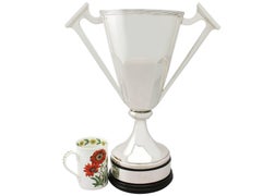 Antique Indian Silver Champagne Presentation Cup