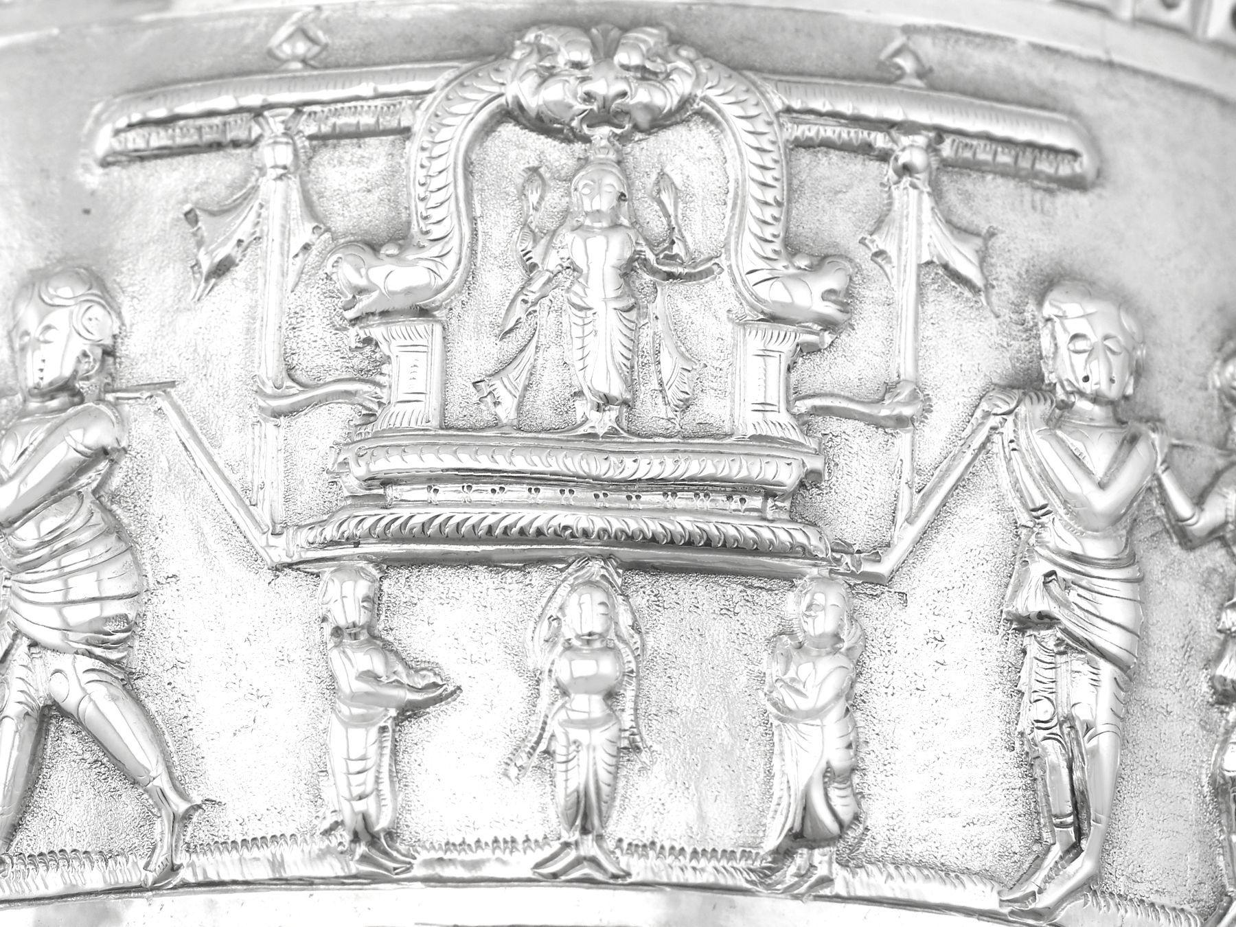 Antique Indian Silver Trophy/Cup Circa 1880 6