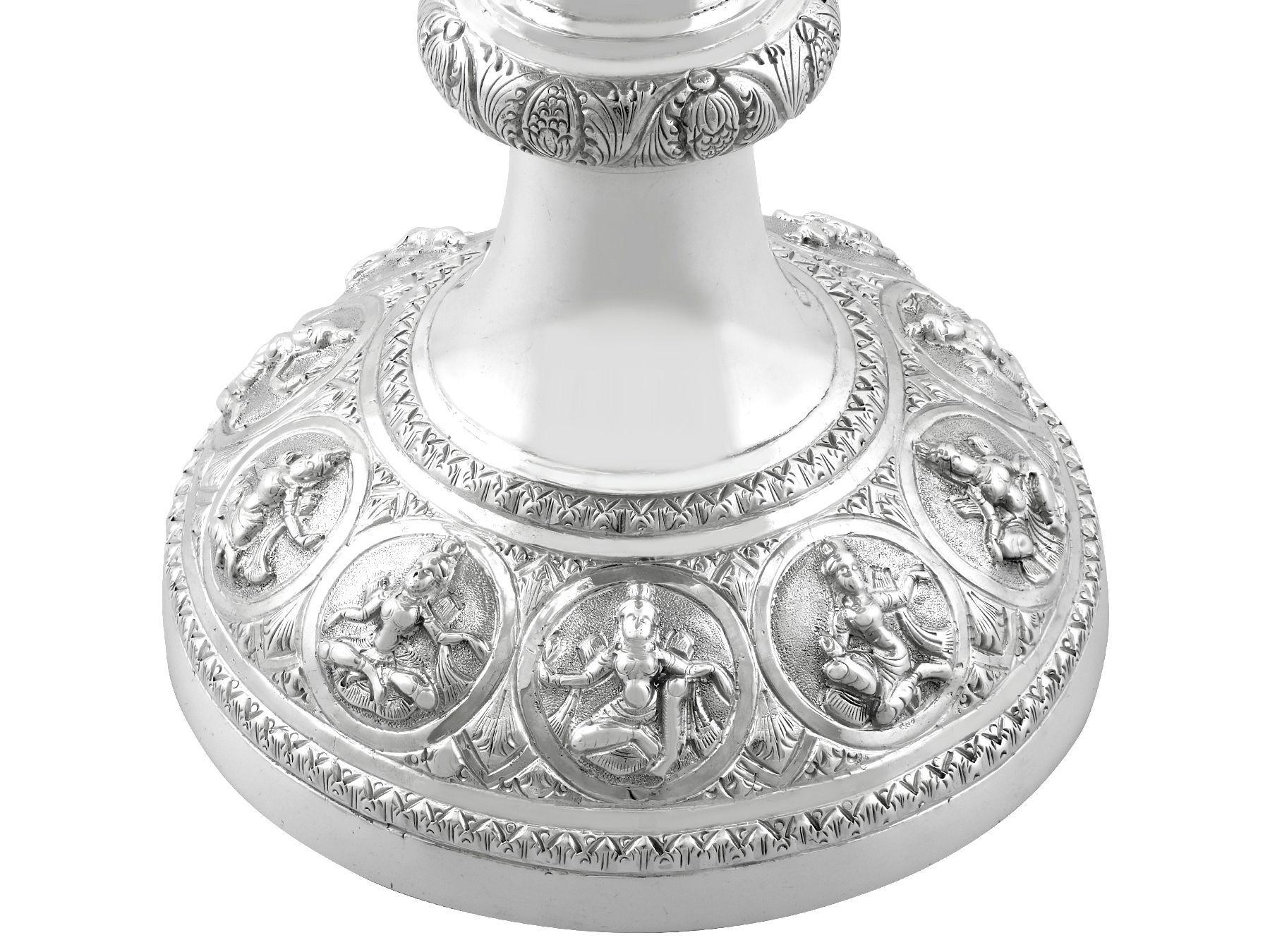 Antique Indian Silver Trophy/Cup Circa 1880 1