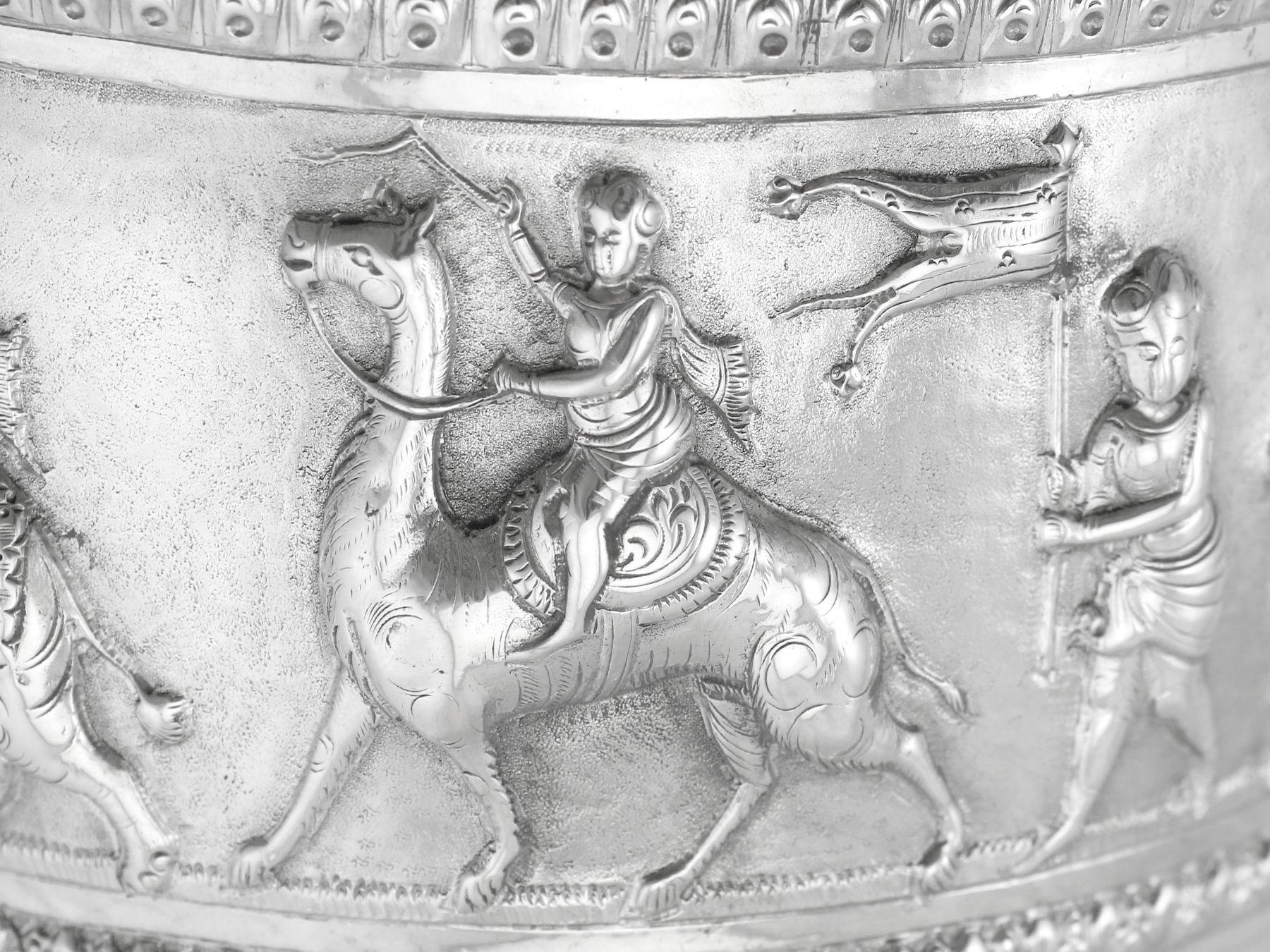 Antique Indian Silver Trophy/Cup Circa 1880 3