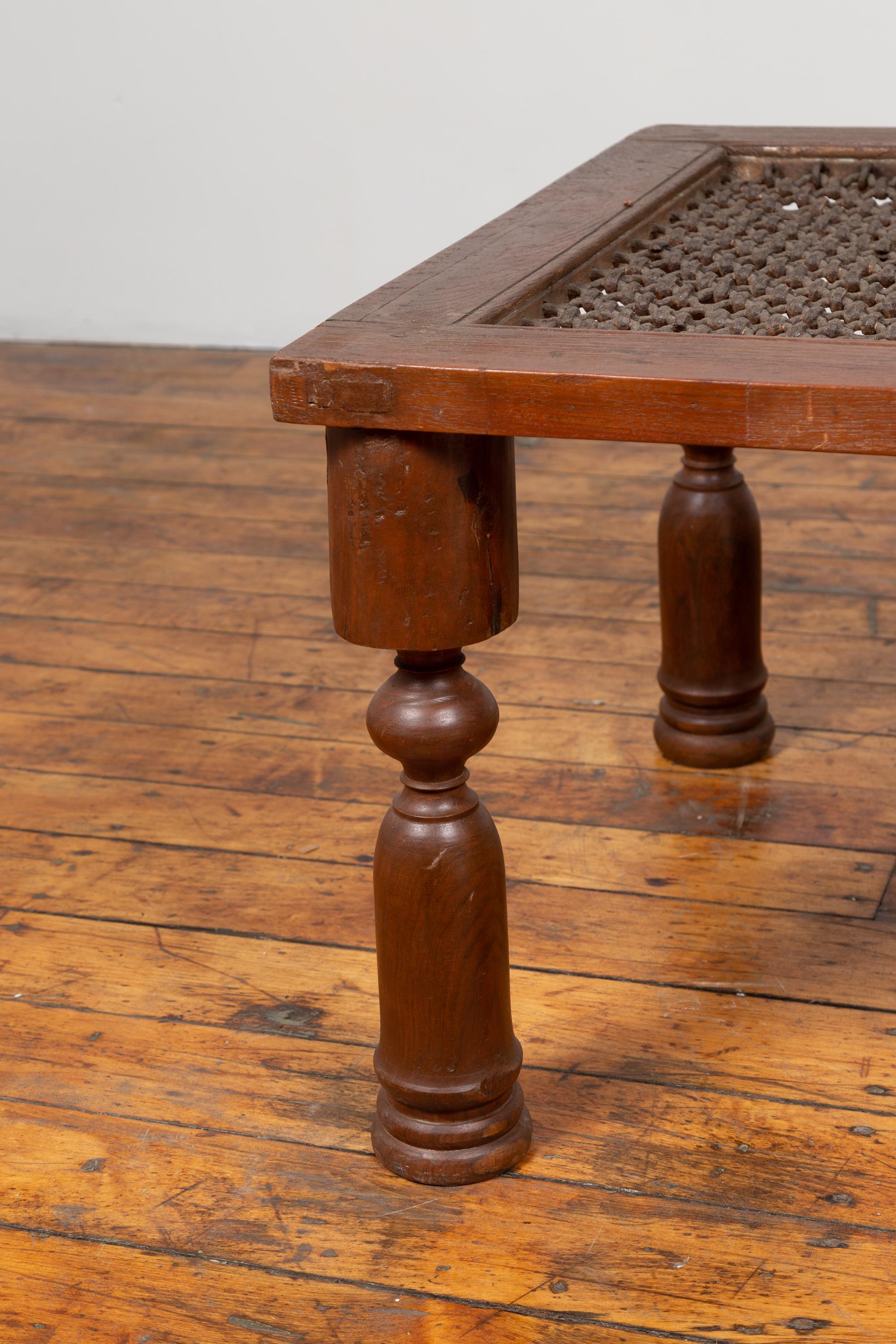 indian antique coffee table
