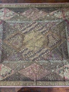 Antique Indian Zardozi Patchwork Textile Hanging, Rajasthan or Gujarat