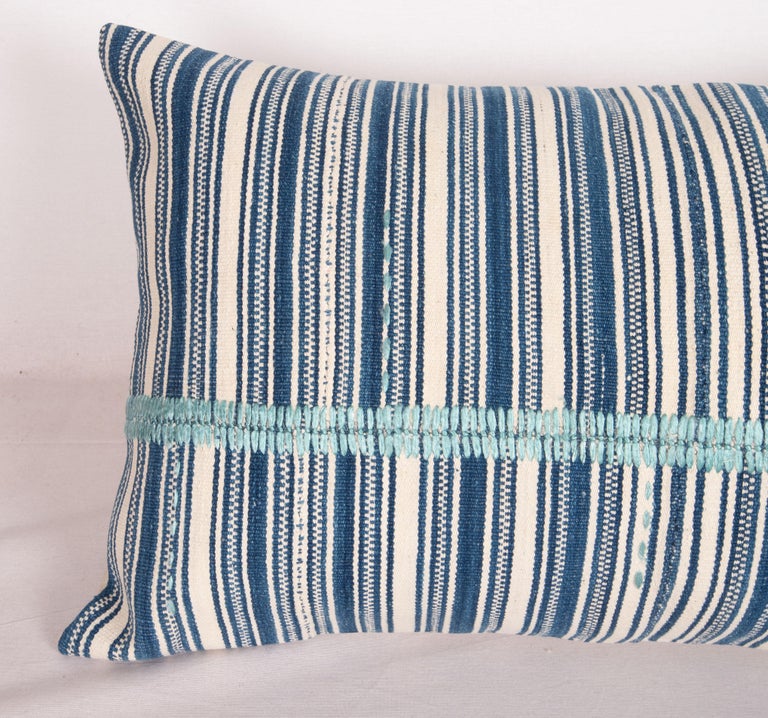 Antique Indigo Kilim Pillow Cover, E 20th C. For Sale at 1stDibs