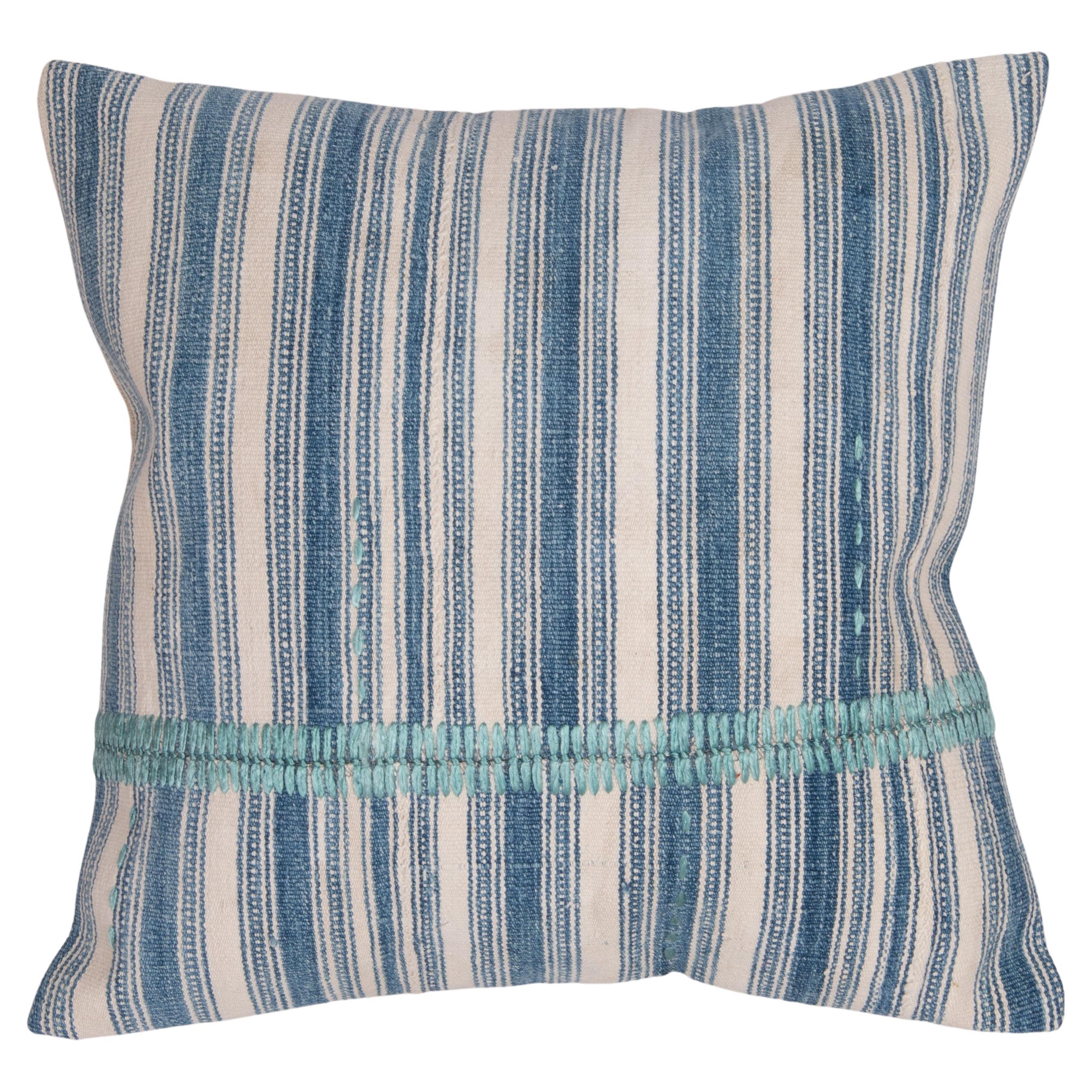 Antique Indigo Kilim Pillow Cover, E 20th C. For Sale at 1stDibs