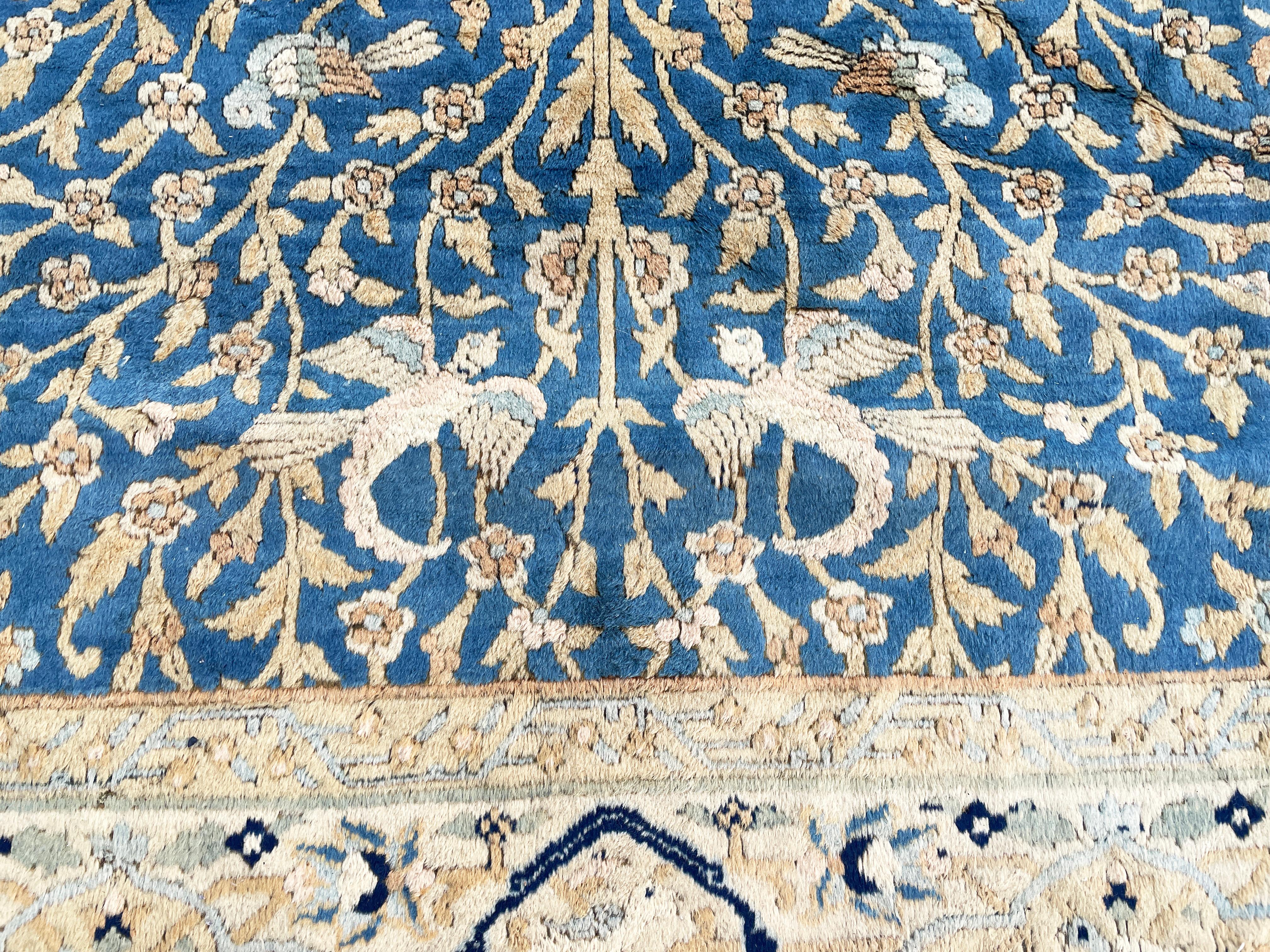 Antiker Indo Agra-Teppich, Der Wald im Zustand „Hervorragend“ im Angebot in Evanston, IL