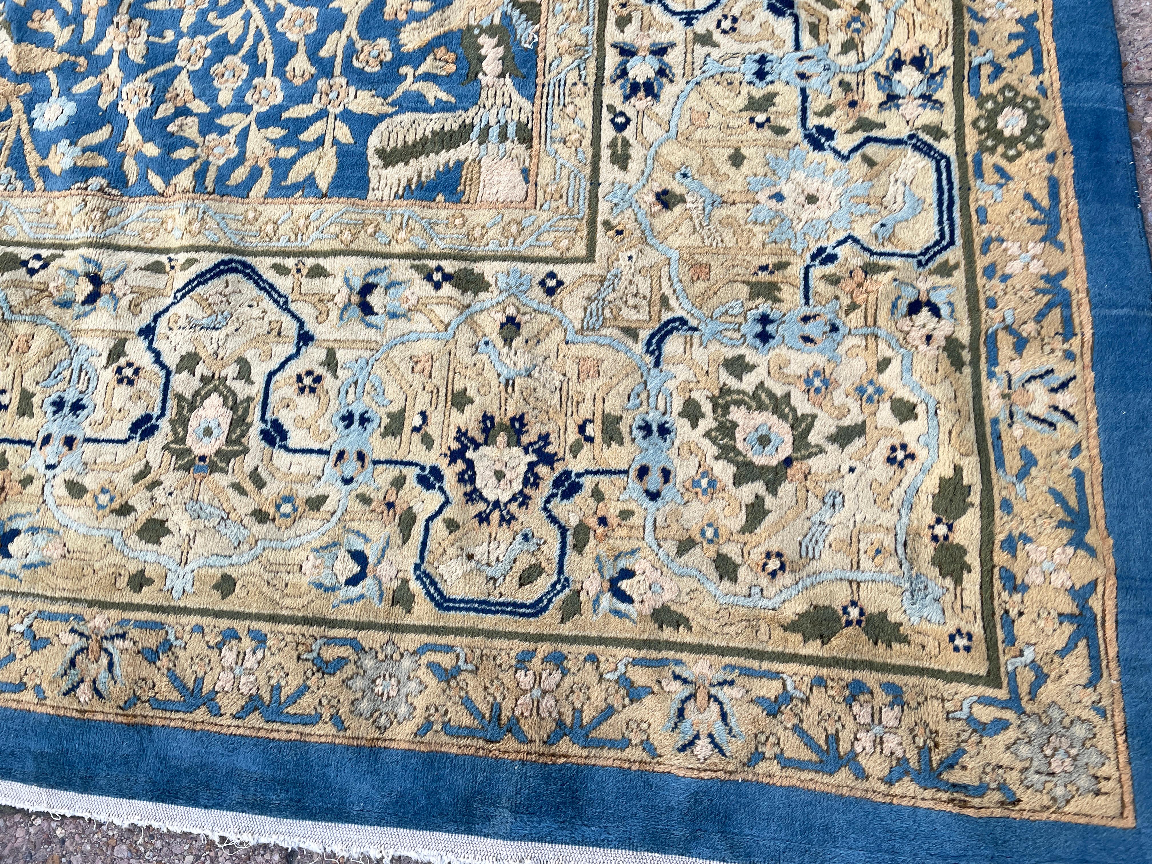 Antique Indo Agra Carpet, The Forest For Sale 2