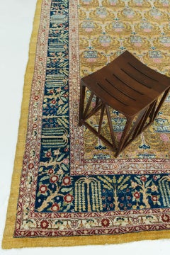 Antique Indo Agra Rug