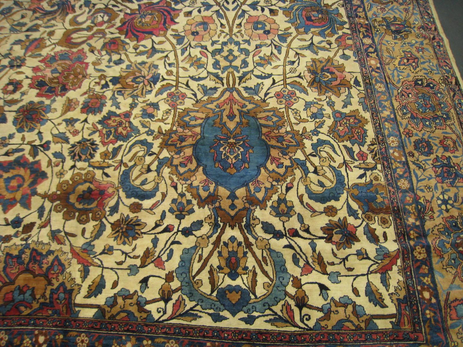 Indian Antique Indo-Isfahan Carpet For Sale