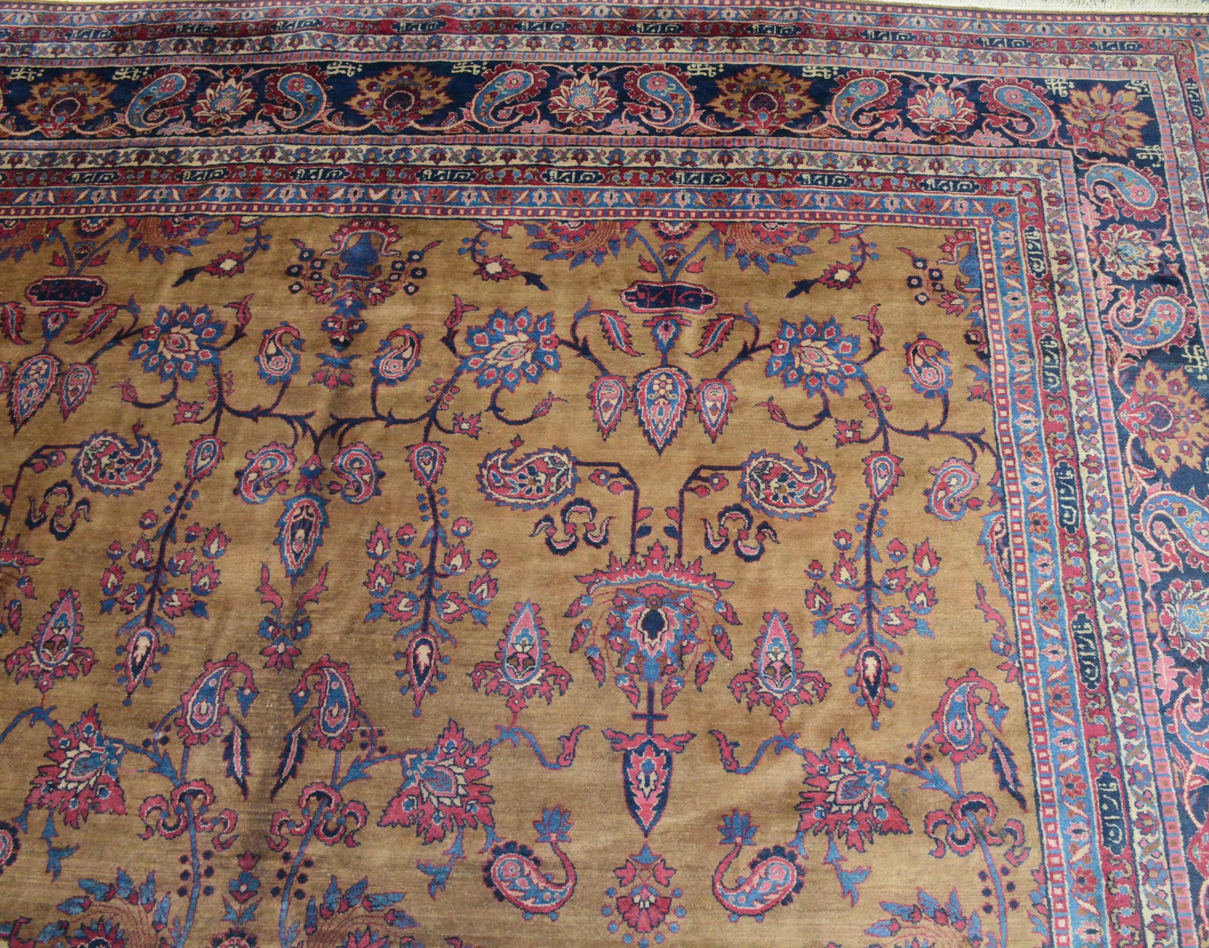 Antiker Indo-Kerman-Teppich im Angebot 2