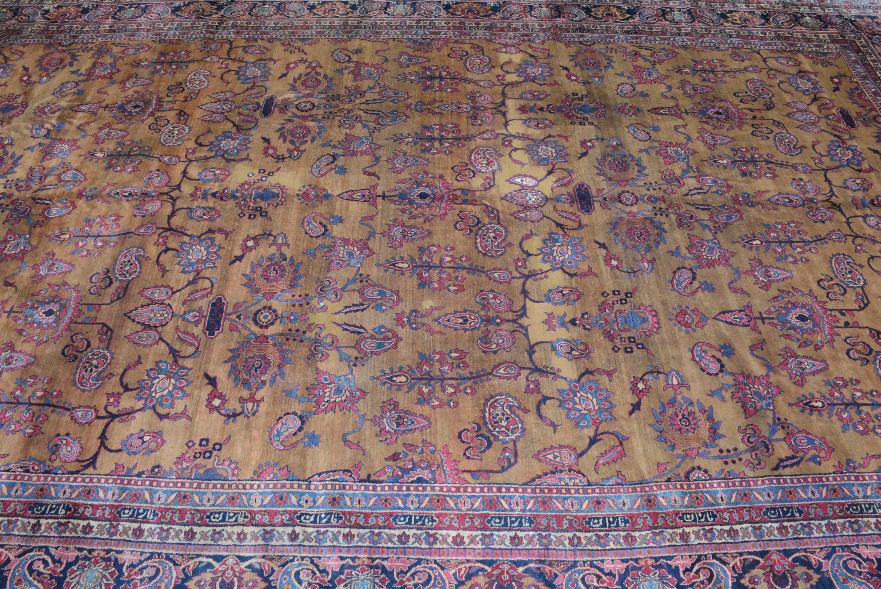 Antique Indo-Kerman Carpet For Sale 4