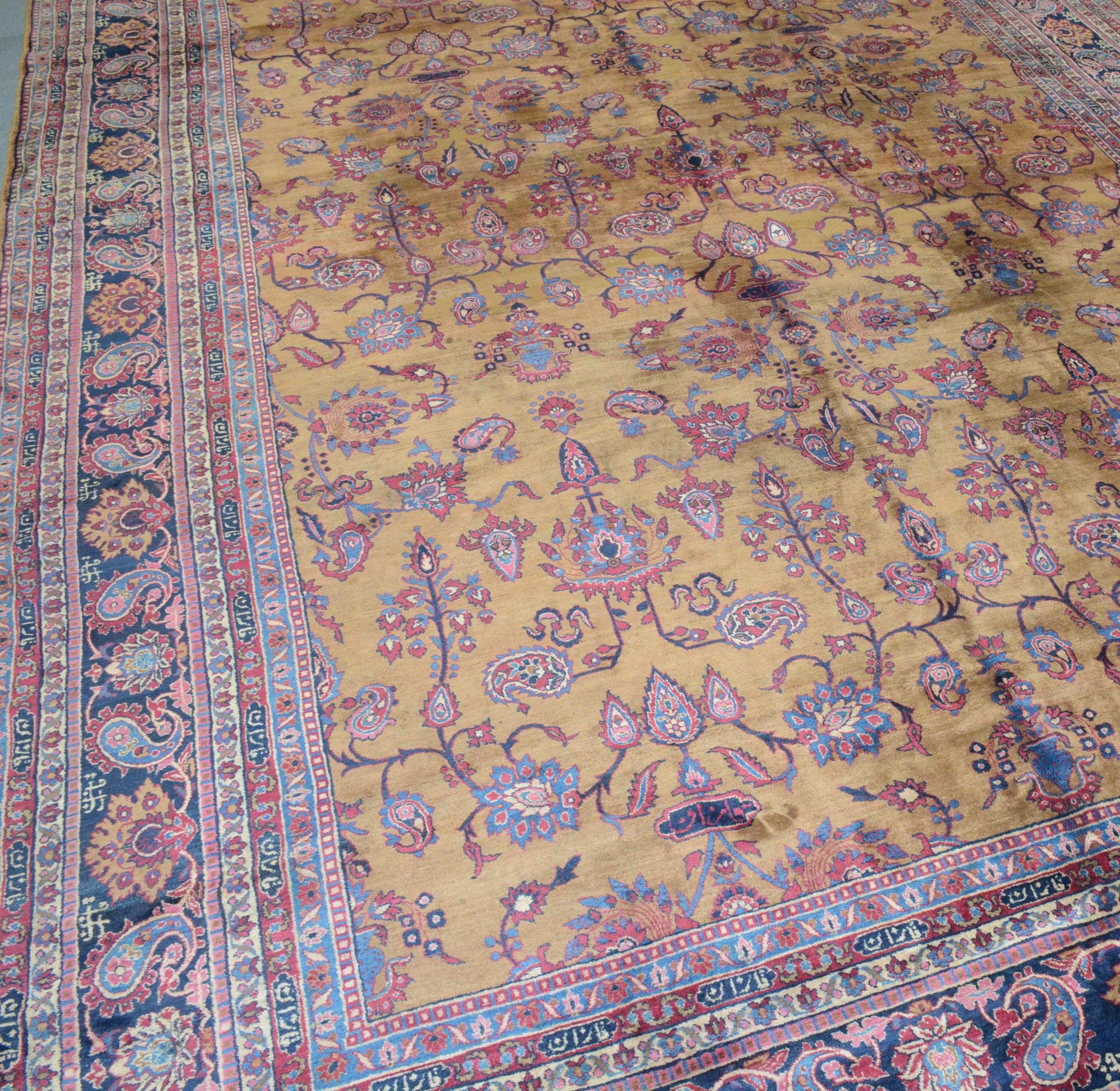 Kirman Antique Indo-Kerman Carpet For Sale