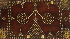 Antique Indo, Persian Hardwood & Brass Chest, 19th Century