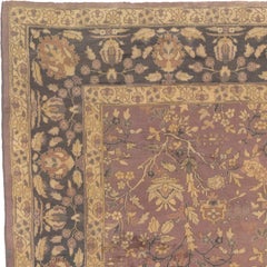 Antique Indo-Persian Mauve Rug