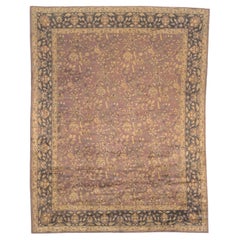 Antique Indo-Persian Mauve Rug