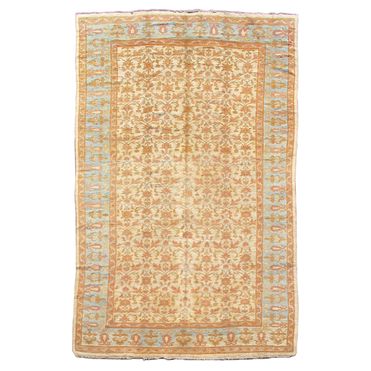 Tapis ancien Indo-Sultanabad, 19e siècle