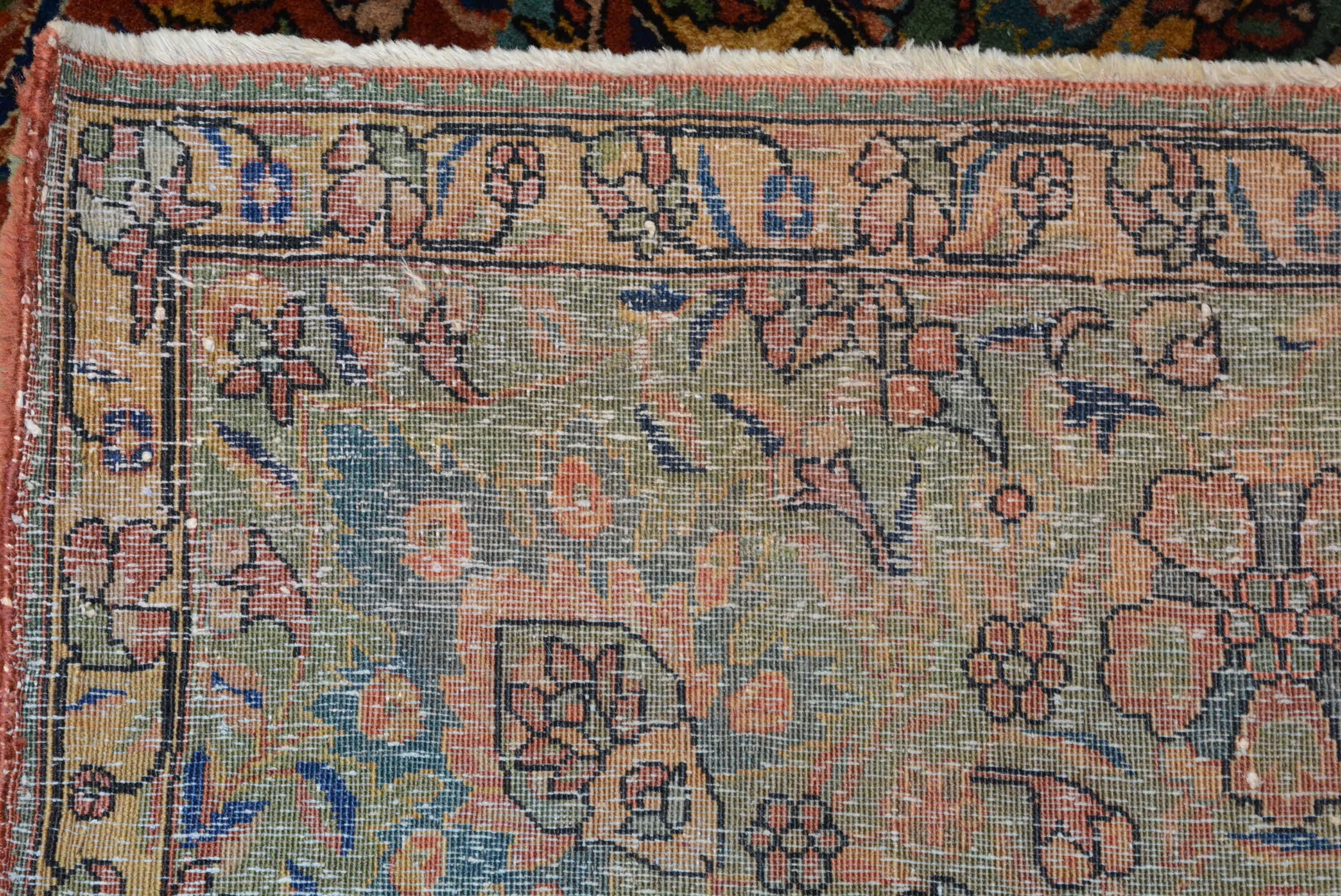 Antique Indo-Tabriz Carpet For Sale 3