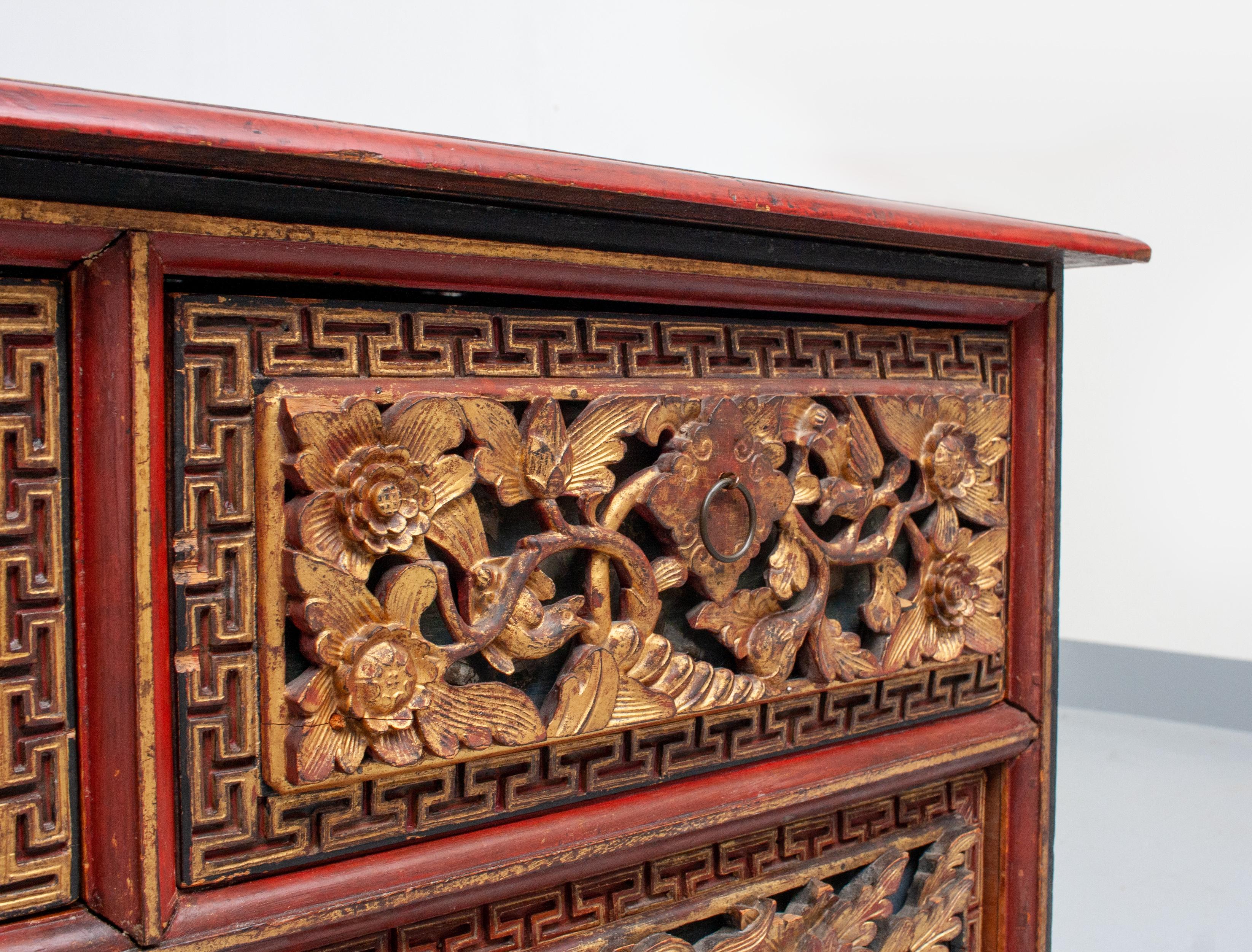 Late 19th Century Antique Indonesian Blanked Chest