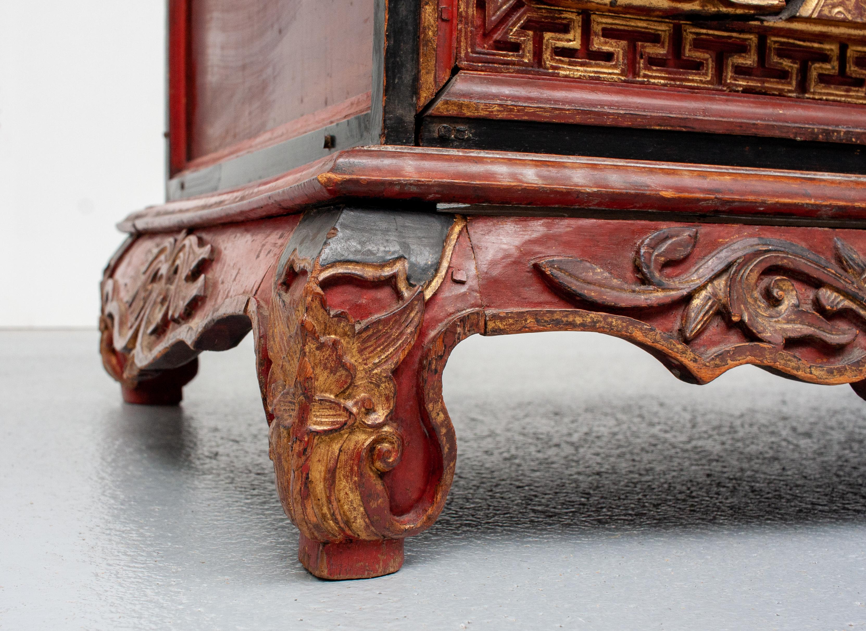 Antique Indonesian Blanked Chest 1