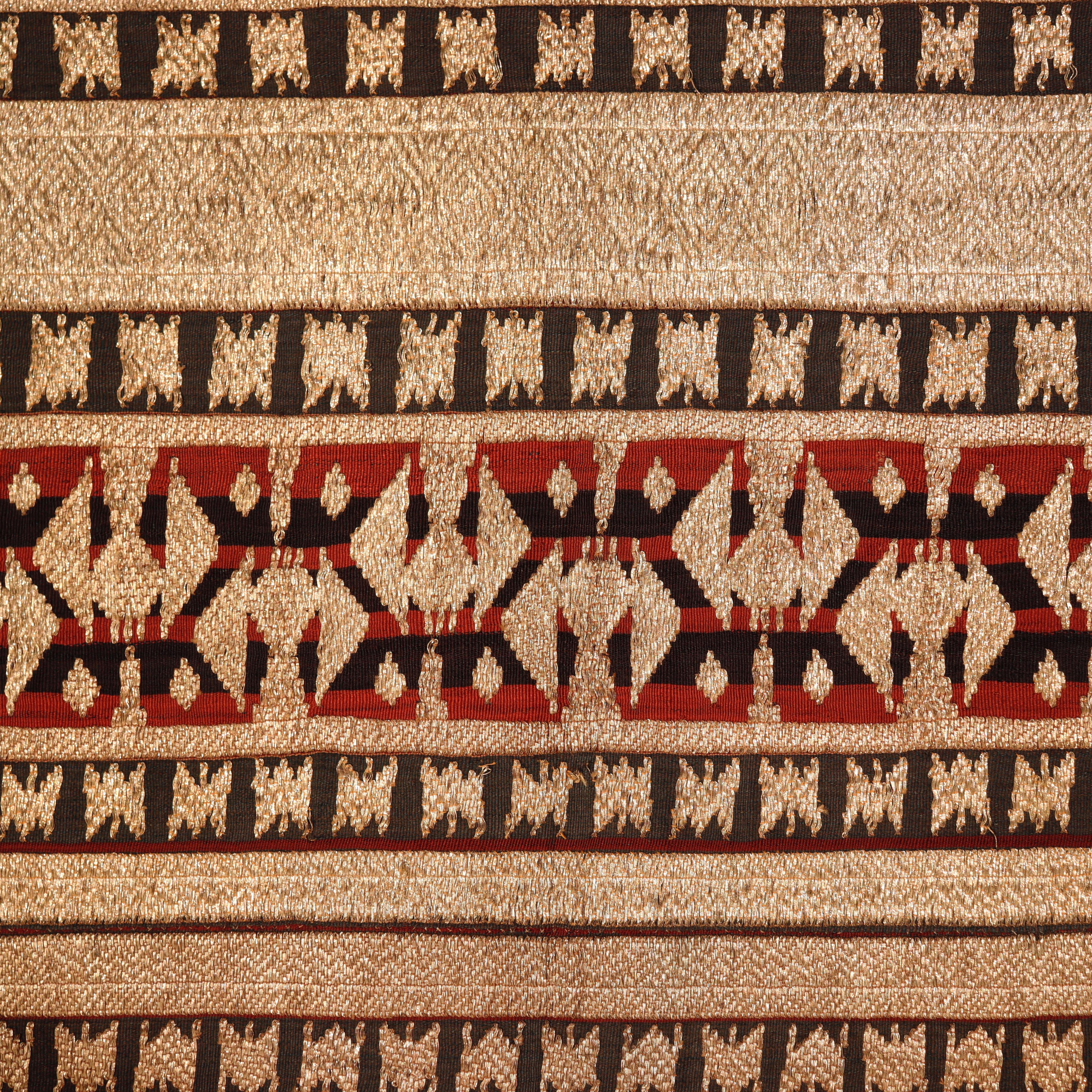 Tribal Antique Indonesian ceremonial skirt from the Abung people of Lampung, Sumatra