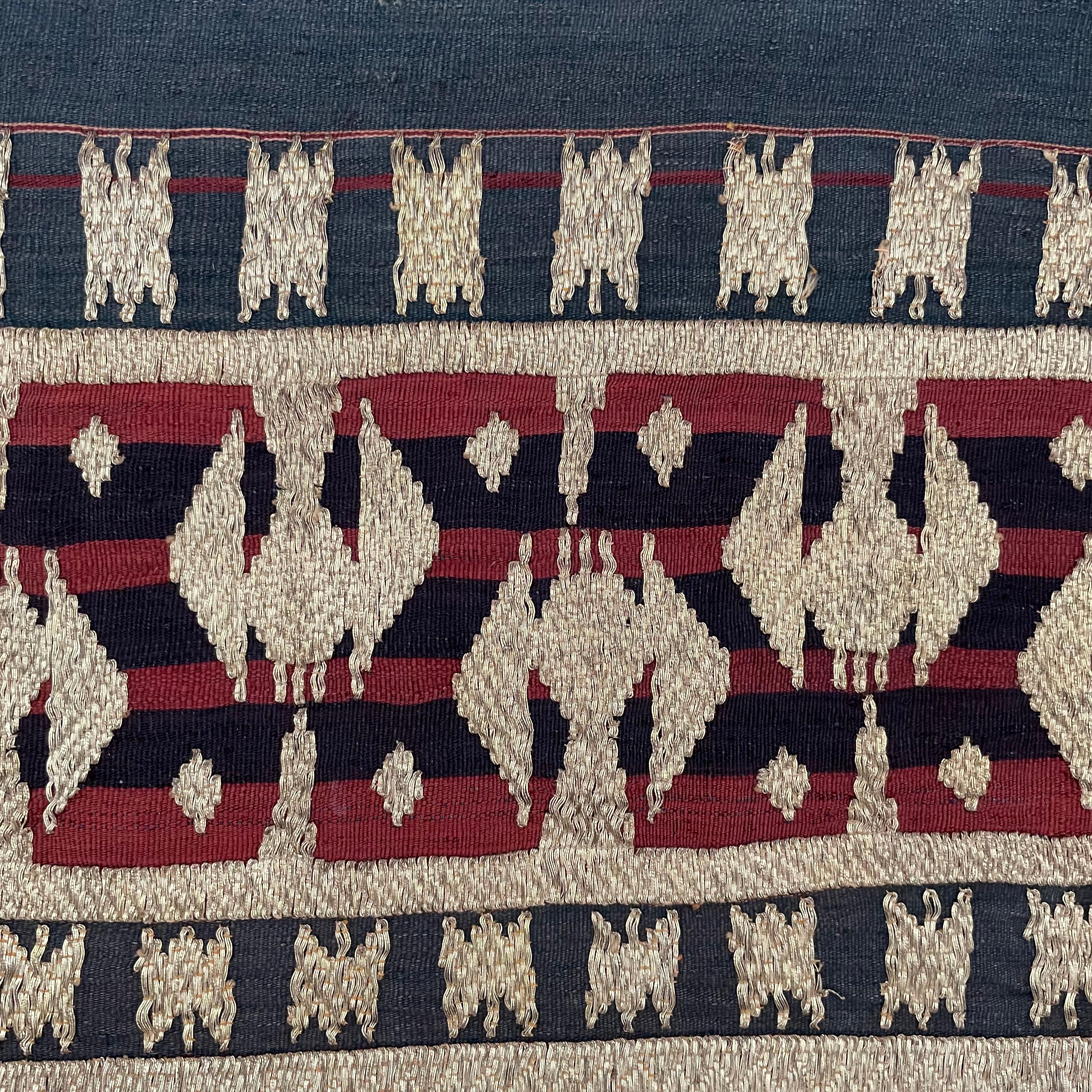Antique Indonesian ceremonial skirt from the Abung people of Lampung, Sumatra 1