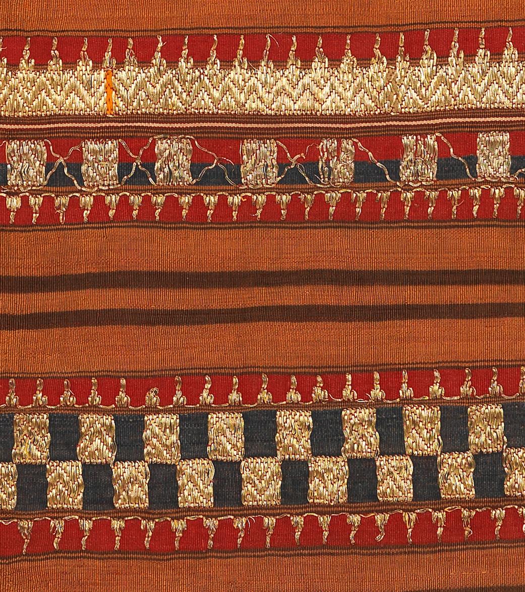 Tribal Antique Indonesian Ceremonial Textile, Lampung People, Sumatra