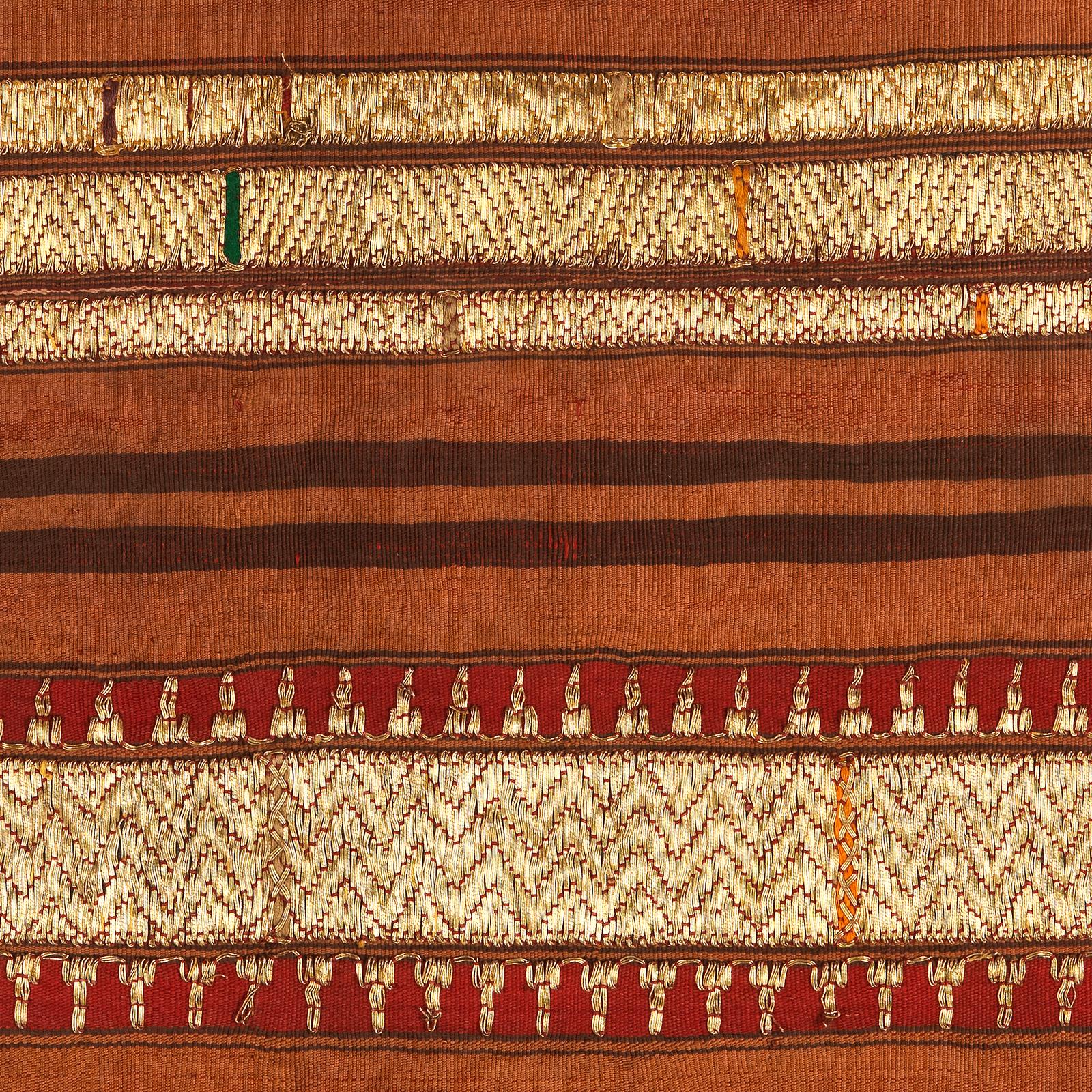 Embroidered Antique Indonesian Ceremonial Textile, Lampung People, Sumatra For Sale