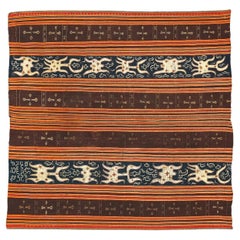 Textile cérémoniel indonésien ancien, peuple Lampung, Sumatra