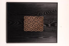 Antique Indonesian Copper Batik Printing Block Lombok Textile Wall Art