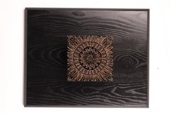 Antique Indonesian Copper Batik Printing Block Lombok Textile Wall Art