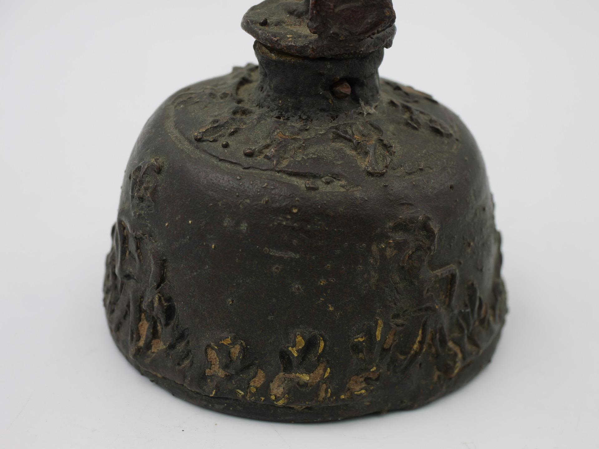 Brass Antique Indonesian Garuda brass bell  For Sale