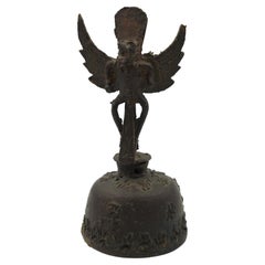 Antique Indonesian Garuda brass bell 