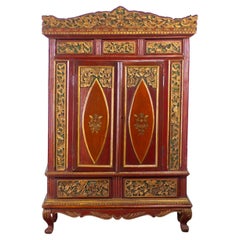 Antique Indonesian Maduran Imperial Wedding or Jodang Dowry Chest for Bride