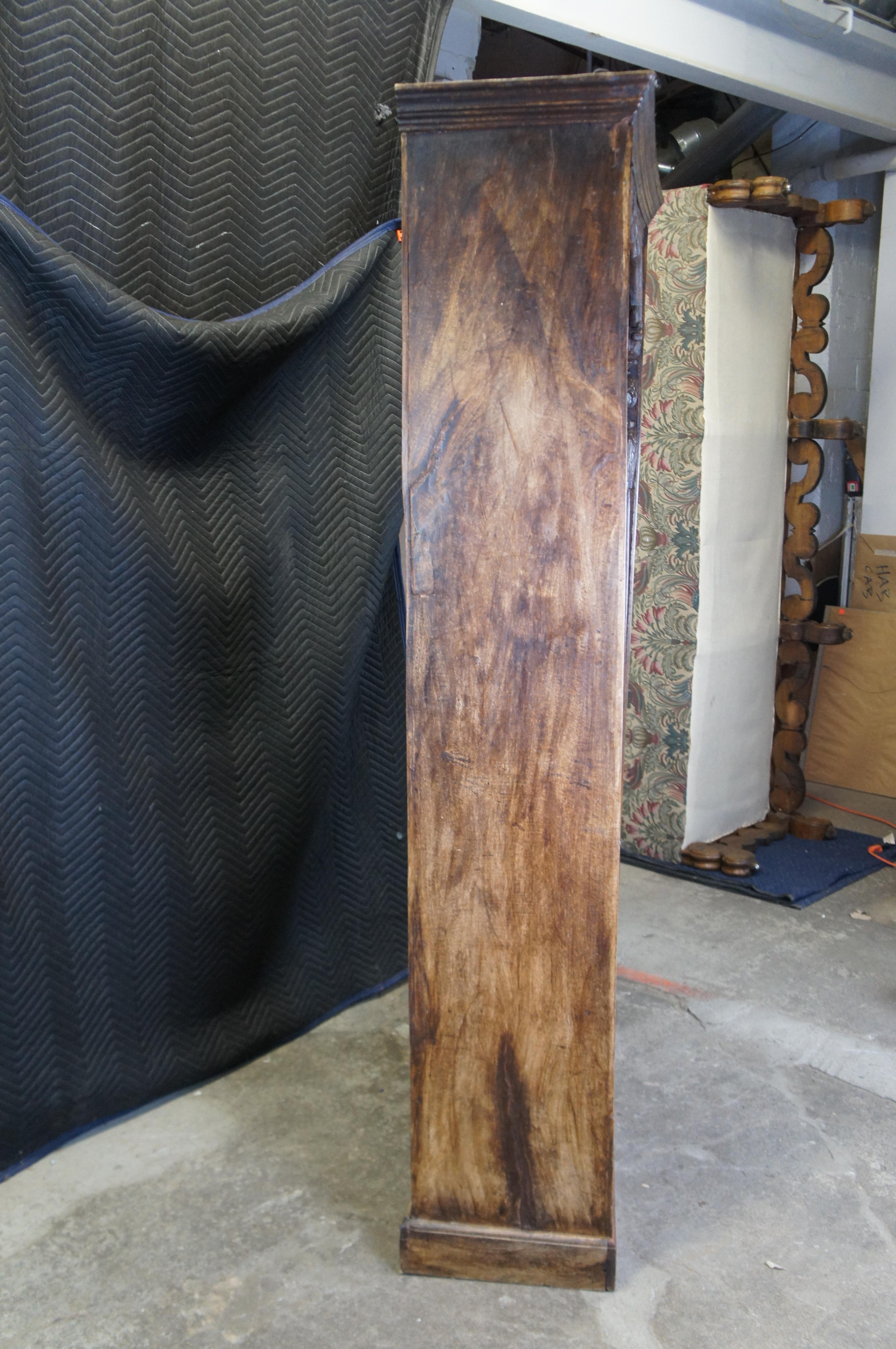 Antique Indonesian Reclaimed Teak Library Shelf Bookcase Doorway Temple 82