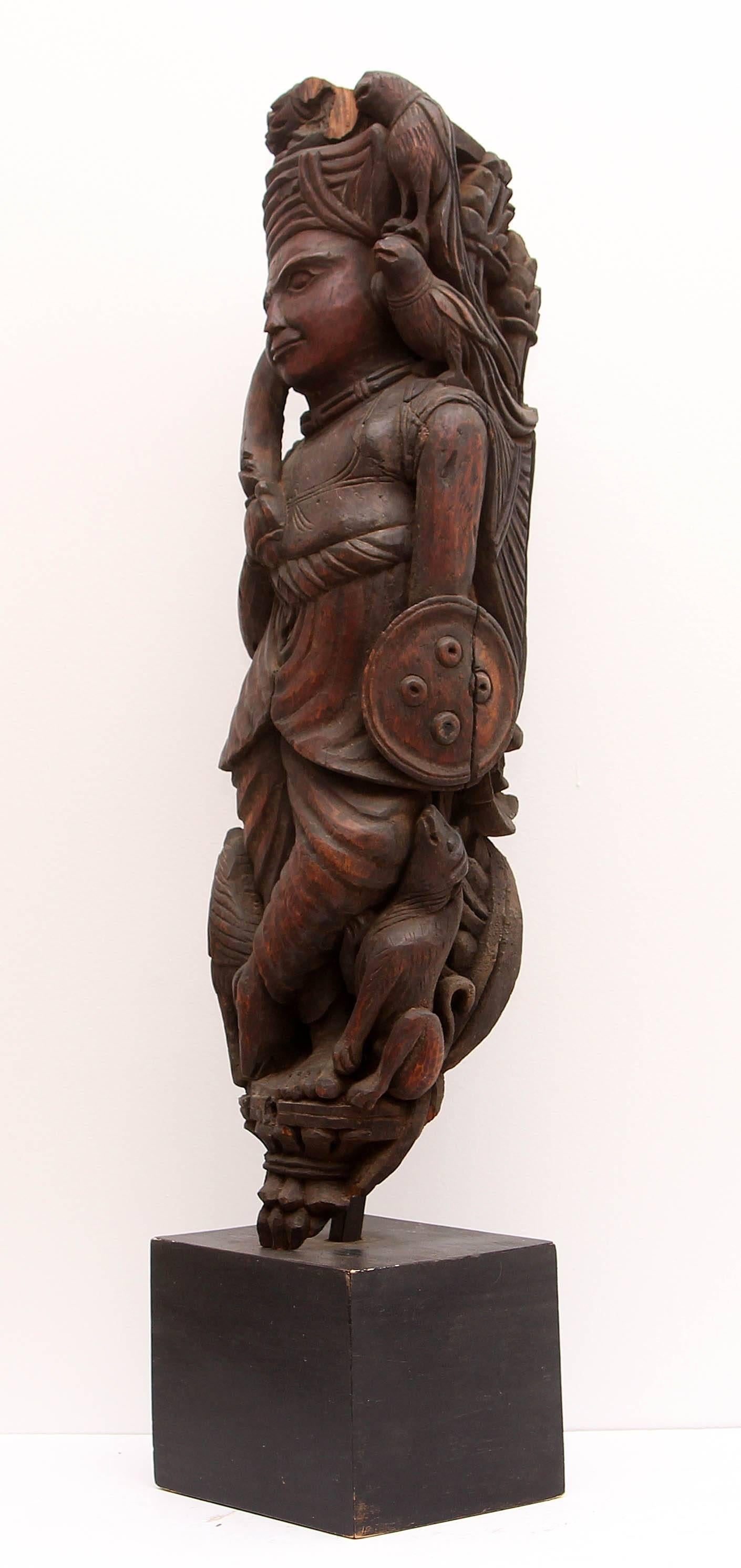 Neoclassical Antique Indonesian Sculpture For Sale