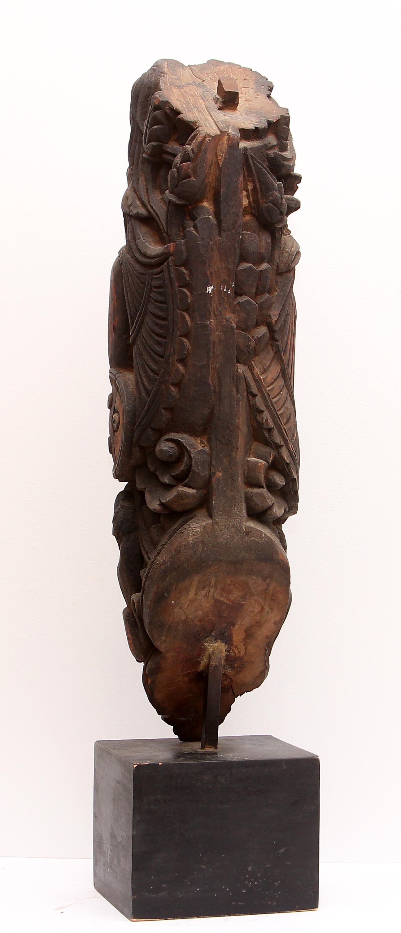 Escultura indonesia antigua Madera en venta