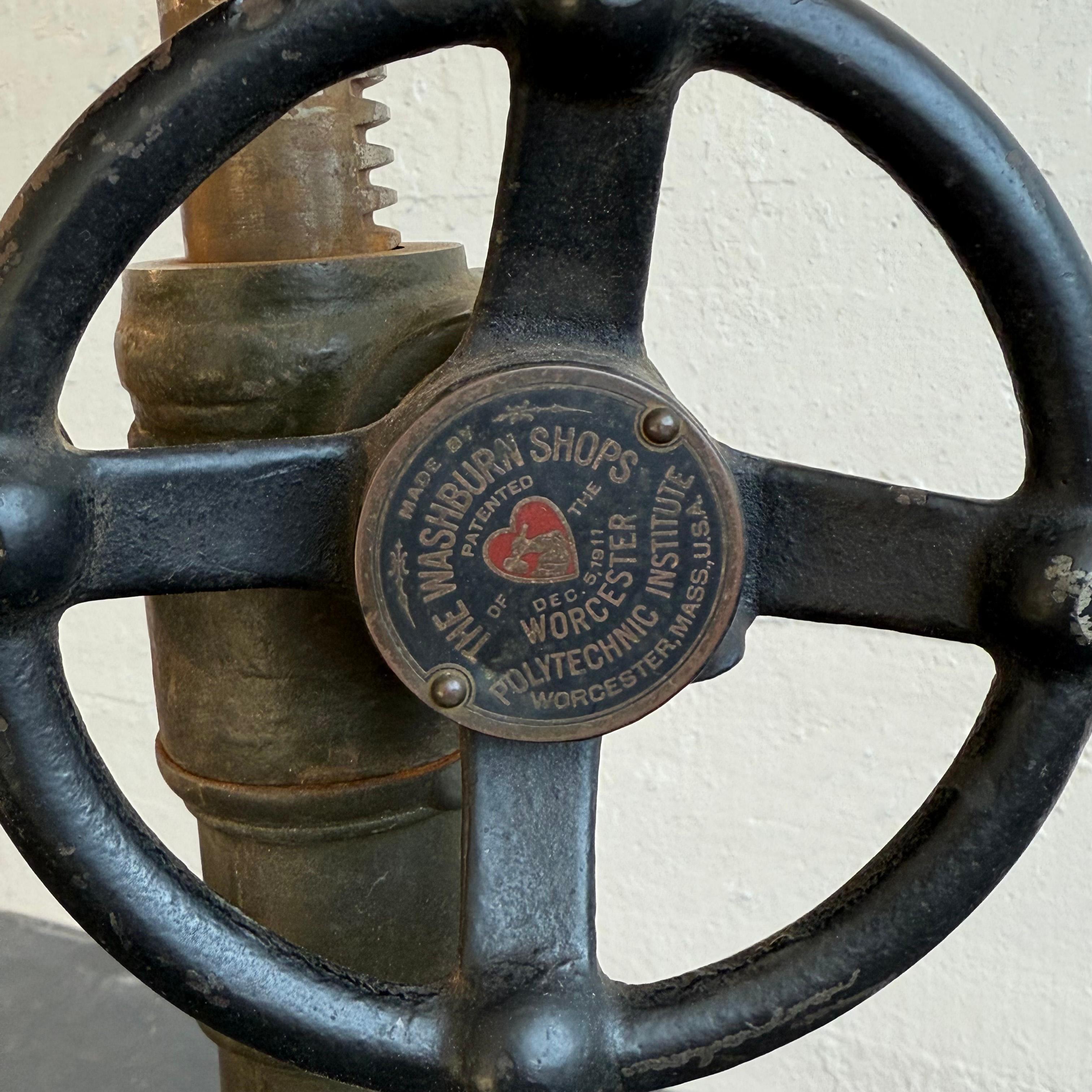 Antico tavolo cavalletto da disegno industriale regolabile in ghisa in vendita 4