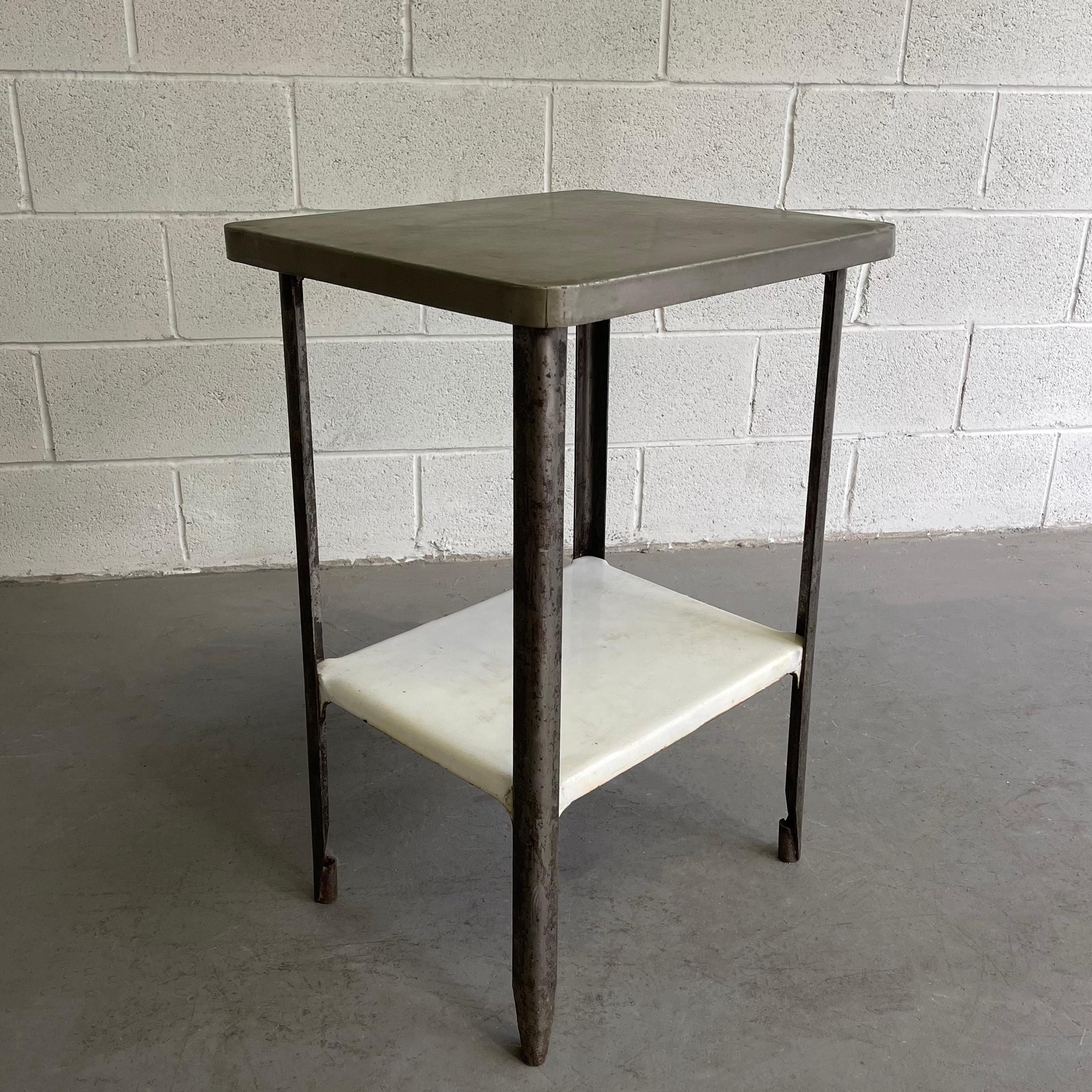 Antique Industrial Apothecary Prep Table In Good Condition For Sale In Brooklyn, NY