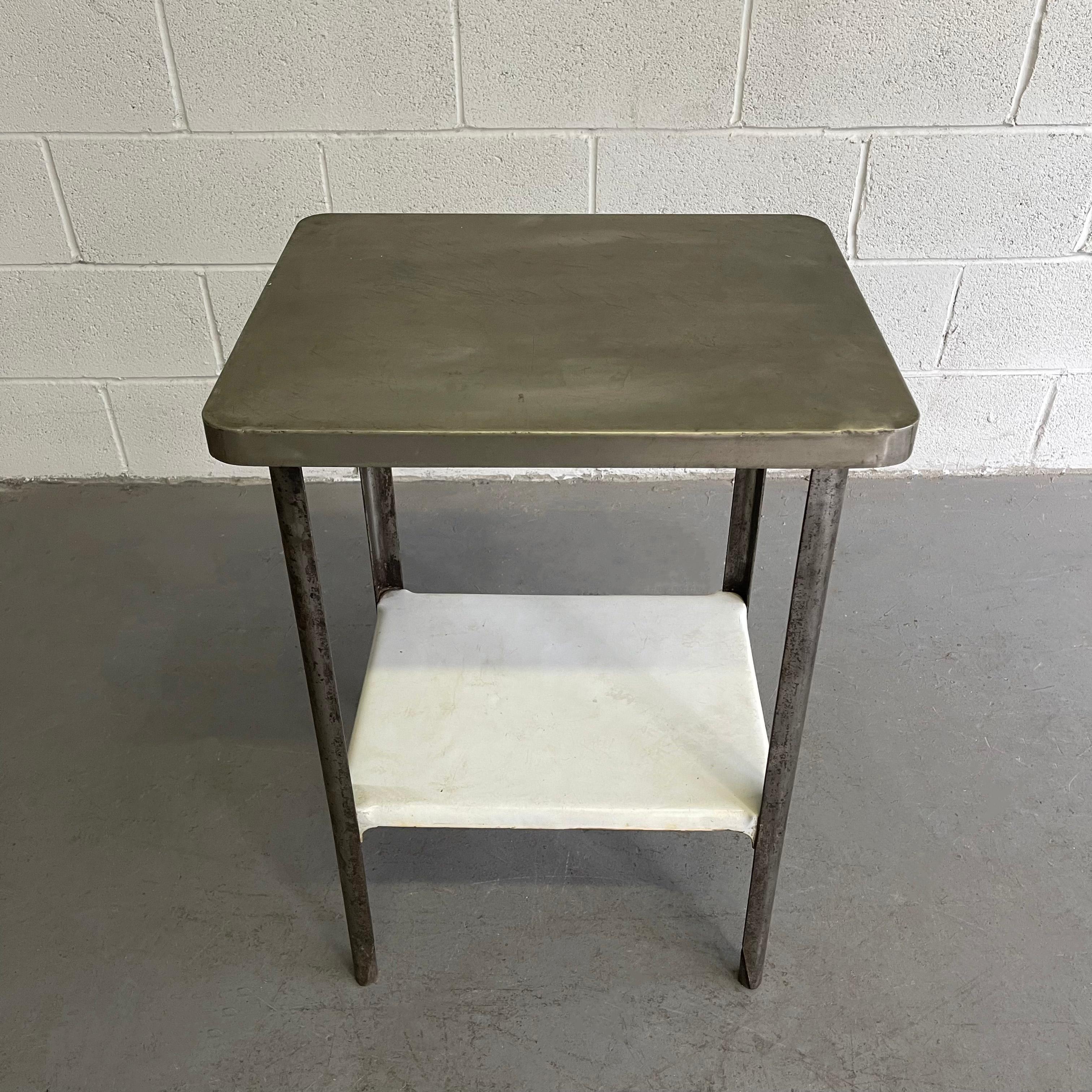 19th Century Antique Industrial Apothecary Prep Table For Sale