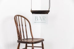 Antique Industrial Art Deco 'Bar' Illuminated Glass Sign, circa 1920