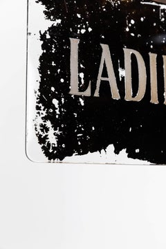 Antique Industrial Art Deco Brass Ladies & Gents Toilet Illuminated Sign, C.1920