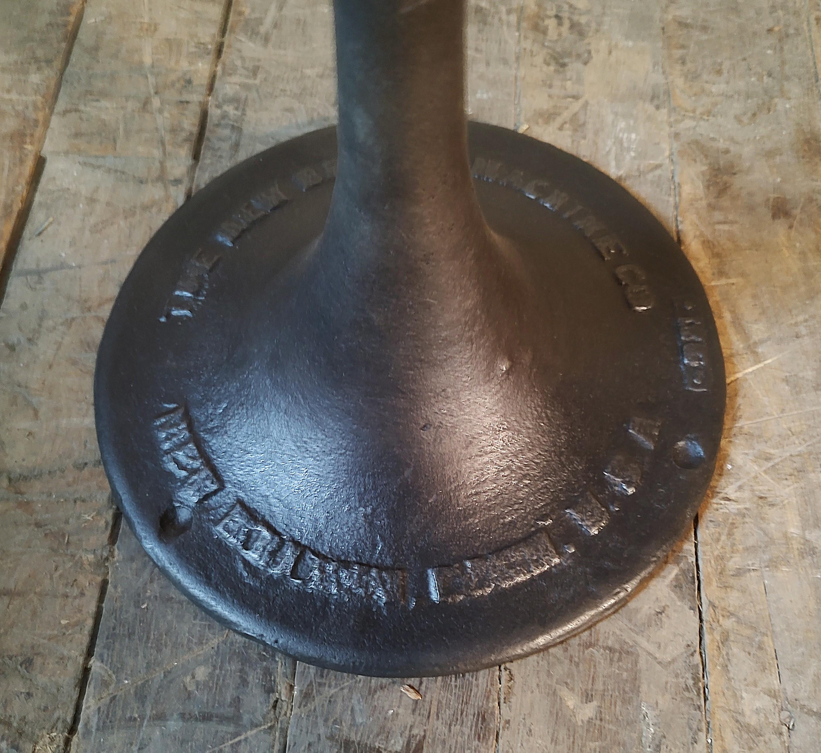 Antique Industrial Backless Dining Stools For Sale 6