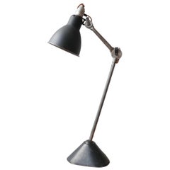 Antique Industrial Bernard-Albin Gras Table Lamp Model 205