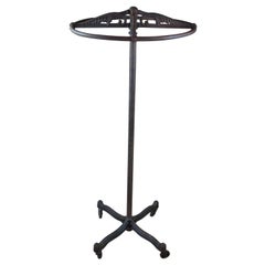 Antique Industrial Cast Iron Steel Storefront Rounder Clothing Garment Coat Rack