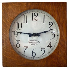 Vintage Industrial Clock from the International Time Recording Company 1920’s