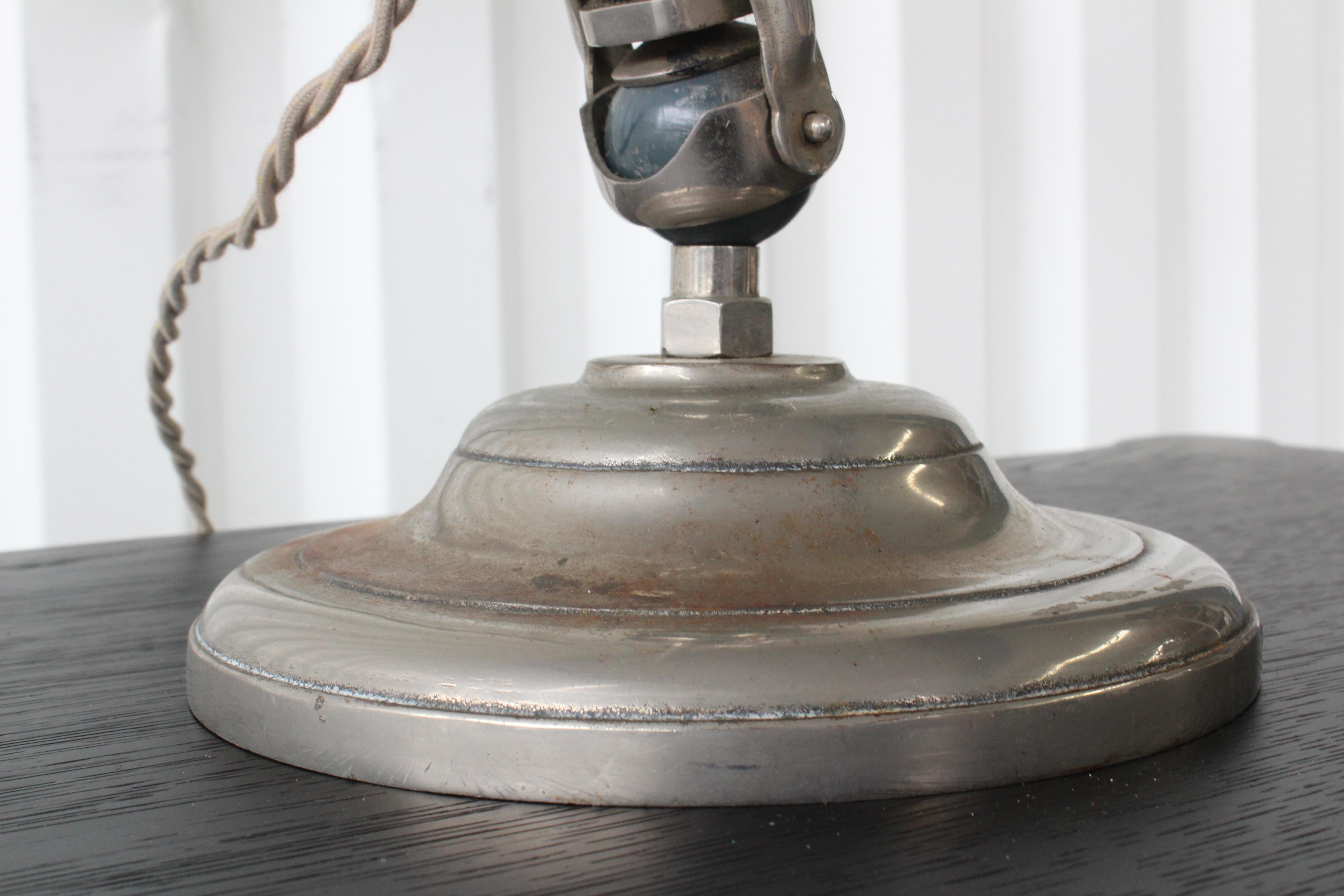 Antique Industrial Desk Lamp, USA, 1930s In Good Condition In Los Angeles, CA